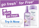 dove go fresh free sample
