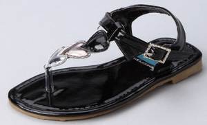 black heart sandal