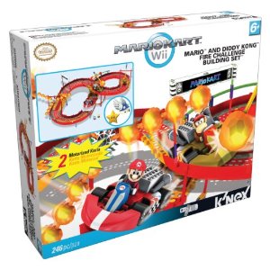 mario diddy kong fire challenge building set