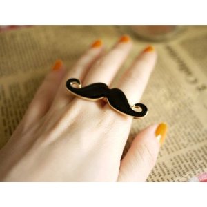 Mustache ring