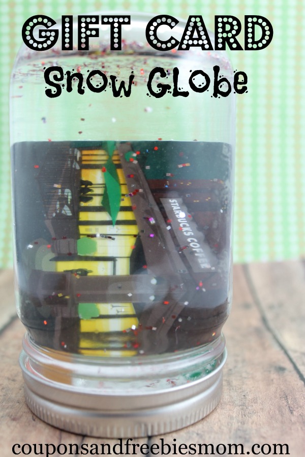 Gift Card Snow Globe (Easy DIY gift)! Coupons and Freebies Mom
