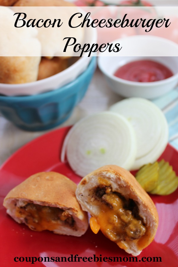 Bacon Cheeseburger Poppers