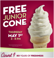 Carvel Free Cone Day is Today! - Coupons and Freebies Mom