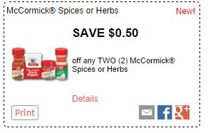 McCormicks Spice Deals At Walmart! - Coupons and Freebies Mom