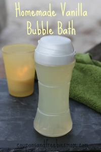 homemade bubble bath