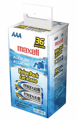 Maxell batteries Kmart