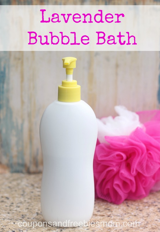 Homemade Lavender Bubble Bath