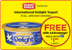 Free International Delight Yogurt at Giant Eagle! - Coupons and ...